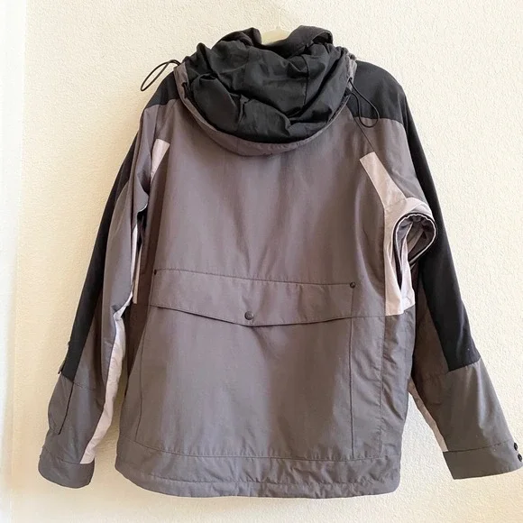 Spyder Team Venom XTL Ski Jacket Men's‎ Size Medium Gray Black Waterproof